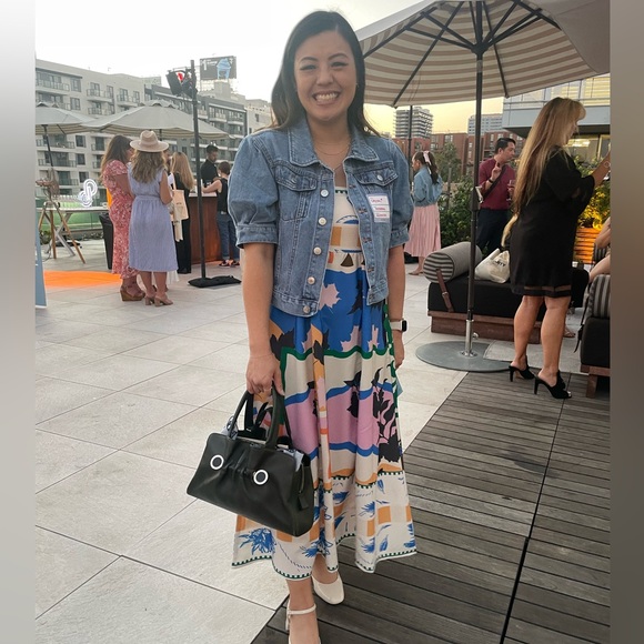 Dresses & Skirts - 019 Boho Tropical Geo Print Smocked Cami Sun Dress